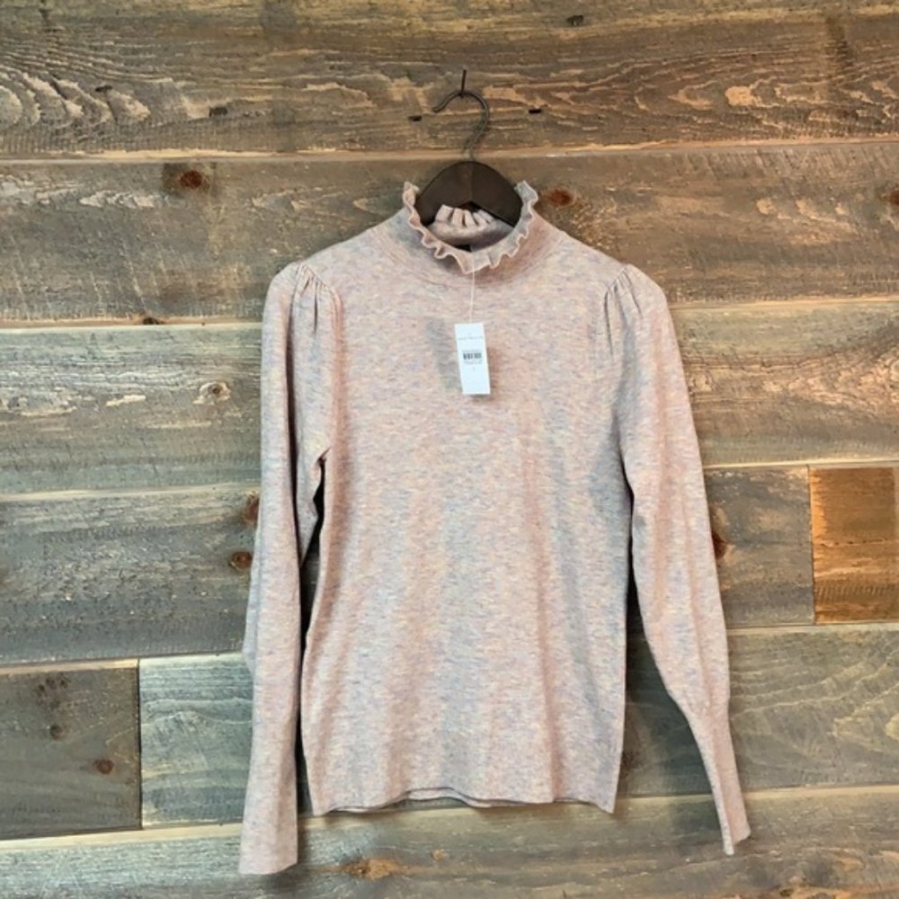 NWT Ann Taylor Rainbow Turtleneck Sweater